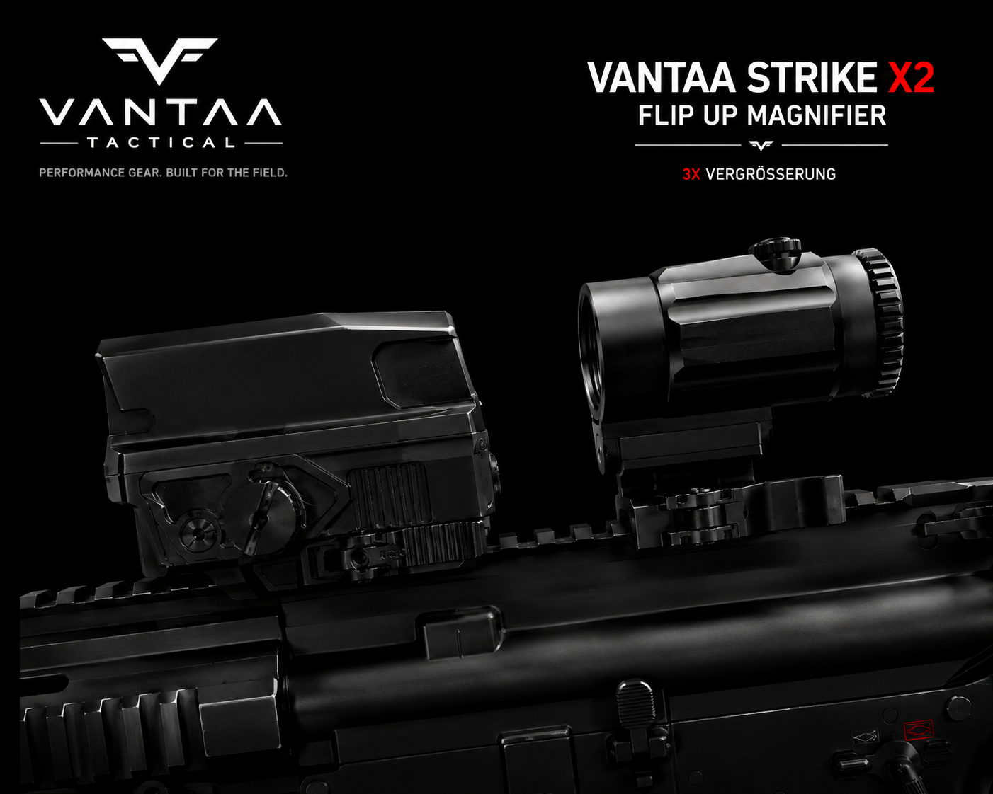VANTAA STRIKE X2 FLIP UP MAGNIFIERE