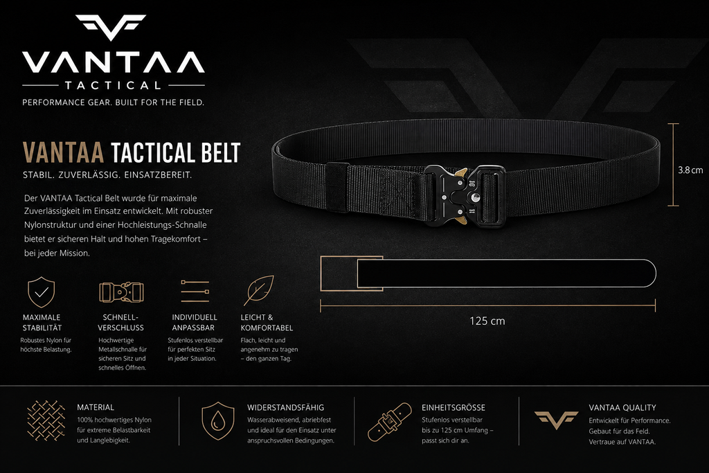VANTAA Tactical Cobra Belt